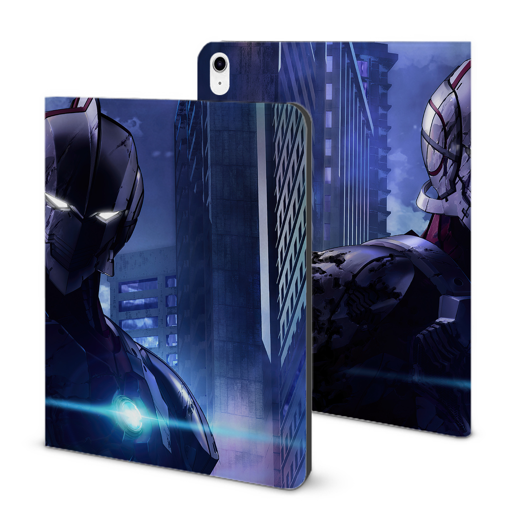 （画像用） ウルトラマン Ultraman IPad ケース ブック型 PUレザー TPU 耐衝撃 軽量 薄型 ペン収納なし 全面保護 IPad 各モデル対応